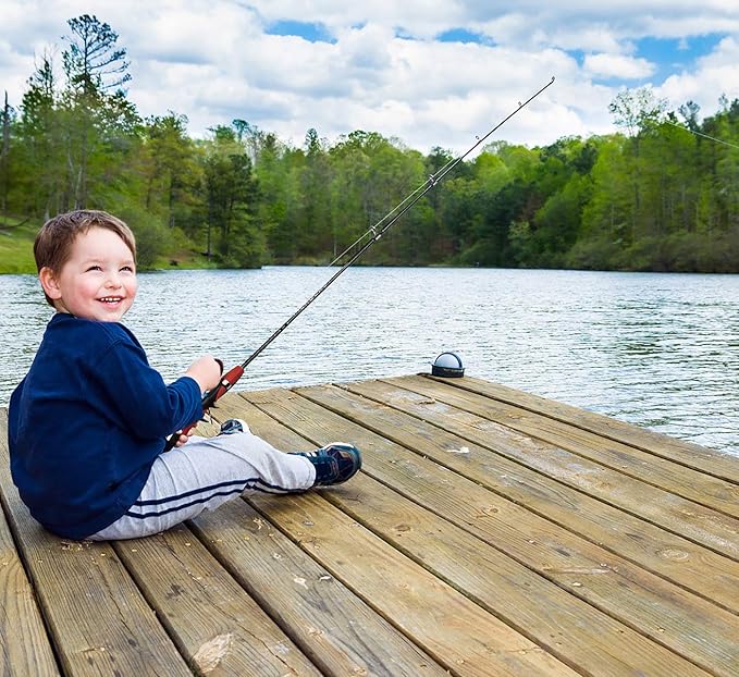 Urban Deco Kids Fishing Pole Set Portable Telescopic Kids Fishing Rod and Reel - Image 6
