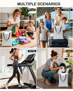 ALVABABY 2 Pack Large Wet Dry Bag Waterproof Hanging Cloth Diaper - Image 5