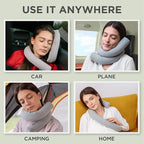 Dot&Dot Twist Memory Foam Travel Pillow - Image 4