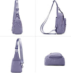 ODODOS Daily Sling Bag with Adjustable Straps Crossbody Chest Bag Lightweight - Image 5