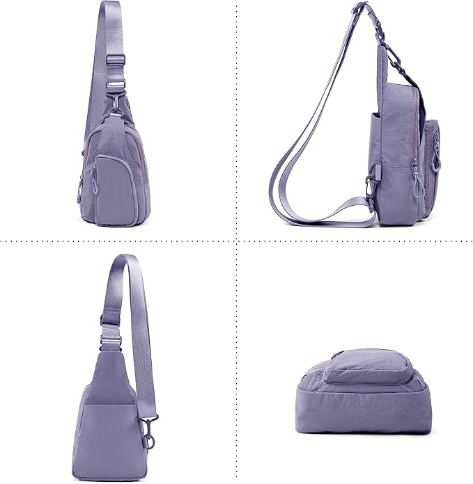 ODODOS Daily Sling Bag with Adjustable Straps Crossbody Chest Bag Lightweight - Image 5