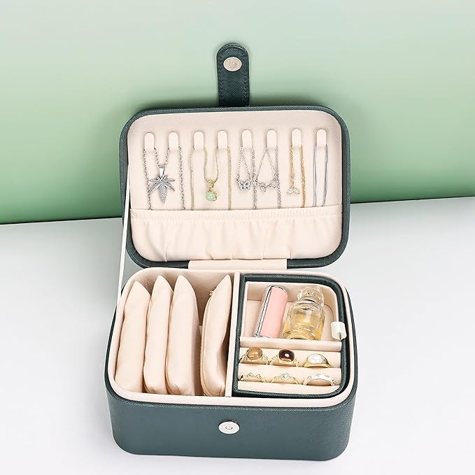 2 Layer Large Jewelry Travel Case - Image 6