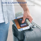 Buffway Slim Minimalist Front Pocket RFID Blocking Leather Wallets - Image 6