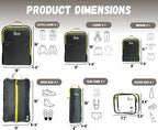 6 Set/3 Set Ultralight Compression Packing Cubes, Suitcase and Backpack Travel - Image 3