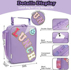 FlowFly Lunch box Insulated Soft Bag Mini Cooler Back to School Thermal Meal - Image 4
