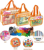 XEWEA Clear Travel Toiletry Bags, 3 Pack TSA Approved Transparent Makeup Bag - Image 7