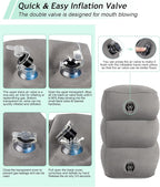 JefDiee Inflatable Travel Foot Rest Pillow, Kids Airplane Bed, Adjustable 3 - Image 6