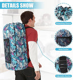 Portable with Adjustable Shoulder Straps Travel Dirty Laundry Bag, with - Image 4