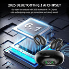 Open Ear Earbuds Wireless Bluetooth 6.1 Earphones, Flexible Clip On Ear buds - Image 4