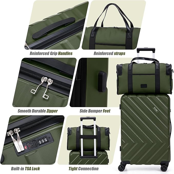 Luggage Sets 5 Piece, Suitcases - Image 3