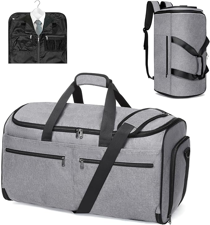 Bukere Carry on Garment Bag for Travel, Convertible Travel Duffel Suit Bag by Bukere