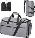 Bukere Carry on Garment Bag for Travel, Convertible Travel Duffel Suit Bag by Bukere