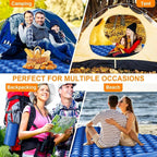 Double Sleeping Pad, Ultralight 4" Extra-Thick Self Inflating Sleeping Mat - Image 5