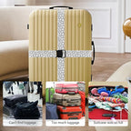 2 Pack Luggage Straps for Suitcases, Adjustable Travel Belt - Image 7