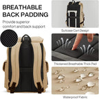 mixi Travel Laptop Backpack for Women & Men, Carry On Backpack fits 16'' Laptop - Image 5