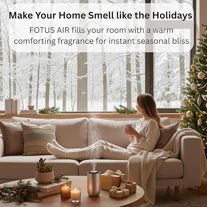 Waterless Essential Oil Diffuser – Portable Cordless Aromatherapy Diffuser for Home, Car & Office – 3 Mist Levels - 4 Timer Modes - 15ml Oil Capacity - USB-C Rechargeable