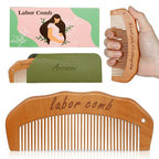 Arrozon Birth Comb for Women Labor, Hospital Bag Must Haves for Pregnant Mom, Wooden Labor comb Natural Labor and Delivery Essentials, New Mom Gifts Birthing Comb