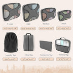 Shacke Premium 8 Packing Cubes Set - Image 4
