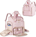 Large Makeup Backpack with 3 Clear Makeup Bags, Double Layers Professional Makeup Travel Case with Brushes Storage Section for Makeup Artists