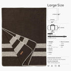 100% Wool Blanket, Military Wool Blanket, Sporting Events, Survival Kits - Image 6