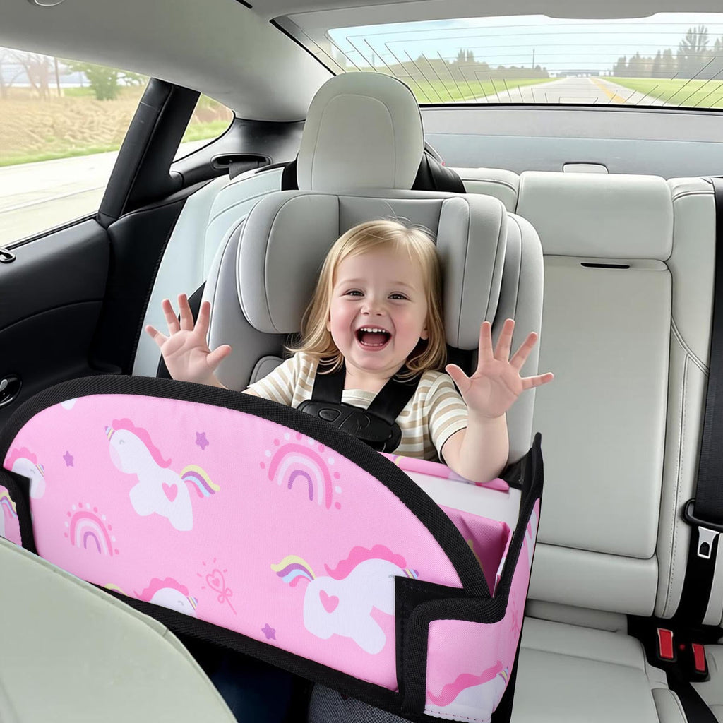 Kids Travel Tray (Dark Pink)