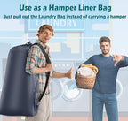 Heavy Duty Laundry Bag 2 Pack XL Nylon Laundry Bags - Image 4
