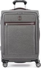 Travelpro Platinum Elite Softside Expandable Checked Luggage, 8 Wheel Spinner by Travelpro
