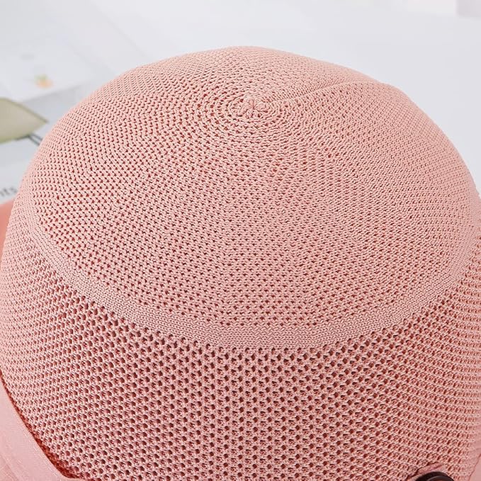 Women Wide Brim Sun Hats Metal Wired Edge Summer UV Protection Beach Fishing Hat - Image 6