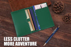 STAR VISTA Albatross Leather Travel Passport Holder, Minimalist Design - Image 6