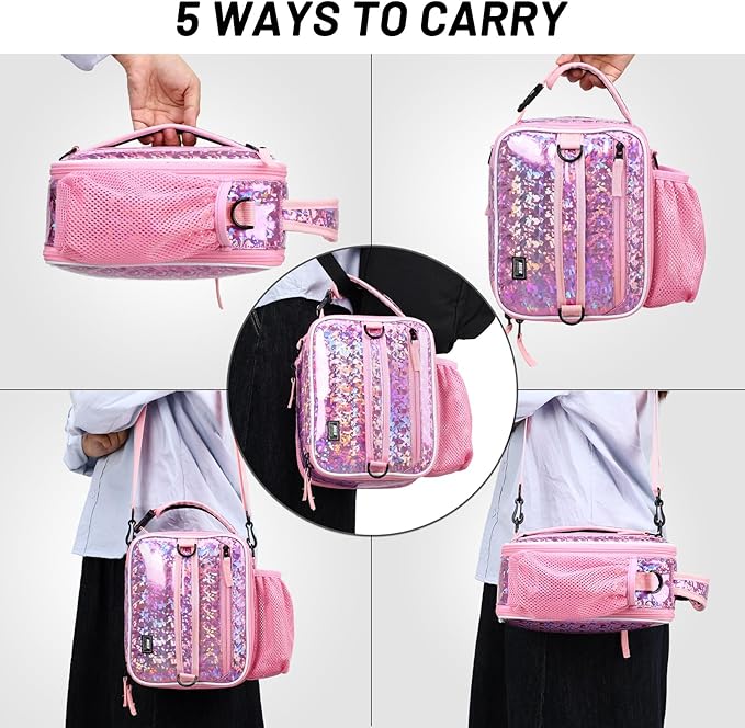 MIER Expandable Lunch Bag Insulated Lunch Box - Image 4