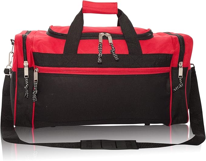 DALIX 21" Blank Sports Duffle Bag Gym Bag Travel Duffel - Image 2