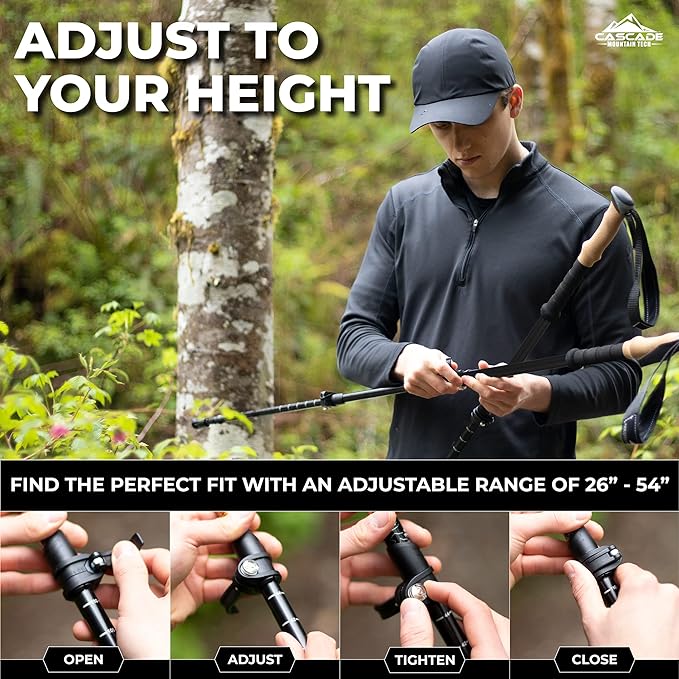 Cascade Mountain Tech Trekking Poles - Image 6