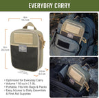 MAXPEDITION Beefy Pocket Organizer, MOLLE-Compatible, 1000D Nylon Tactical Pouch - Image 2