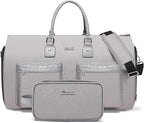 Convertible Garment Bag with Toiletry Bag, Modoker Carry on Garment Duffel Bag by Modoker