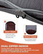 KingCamp Sleeping Bag for Adults, Cold Weather & Warm Extra Wide Big & Tall XL - Image 6