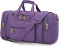 Gonex Canvas Duffle Bag for Travel 50L Expandable Duffel Weekend Overnight Bag by Gonex
