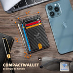 BULLIANT Slim Wallet, Skinny Minimal Thin Front Pocket Wallet Card Holder - Image 5