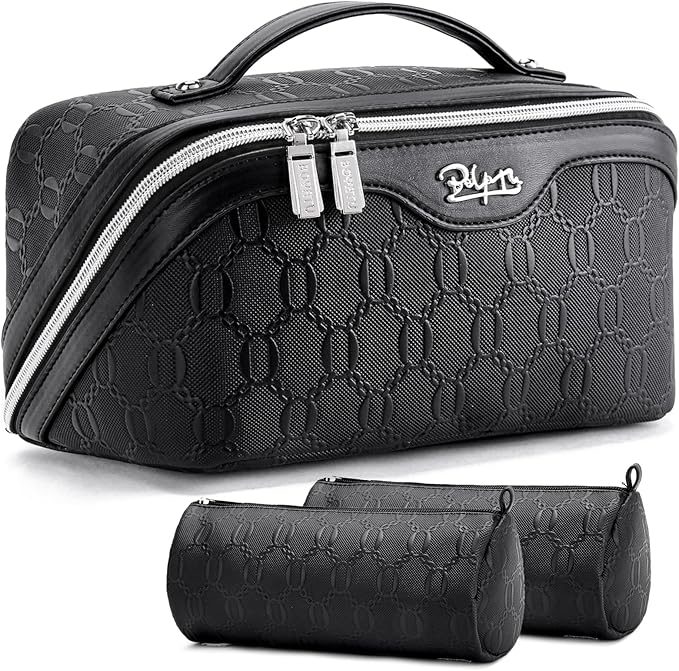 BOYATU Travel Makeup Bag for Women: Cosmetic Organizer Bag by BOYATU