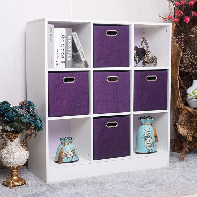 Posprica Storage Boxes, Foldable Organiser Cube Basket Bin, Thick and Heavy Duty - Image 4