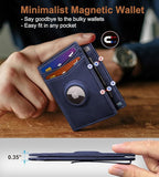 Airtag Wallet for Men- with Money Clip Gift Boxed, Magnetic Closure Slim - Image 4