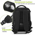 Travel Backpack for Women Men, Travel Laptop Backpack w/USB Charging Port - Image 7