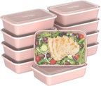 Bentgo 20-Piece Glitter Lightweight, Reusable BPA-Free 1-Compartment Containers by Bentgo