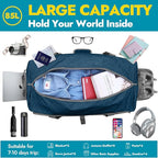Canway 85L Travel Duffel Bag, Foldable Weekender Bag - Image 3