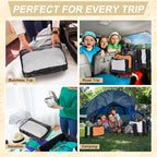 5 Pcs Packing Cubes for Suitcase Large Travel Cubes Carry on Luggage Organizer - Image 7