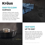 KRAUS Bellucci 18-inch Granite Workstation Drop In Top Mount Single Bowl - Image 12