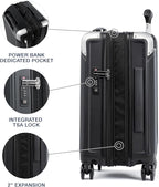 Travelpro Platinum Elite Hardside Expandable Carry on Luggage, 8 Wheel Spinner - Image 3