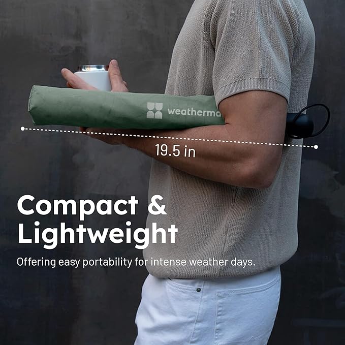 Weatherman - Folds of Honor - Premium Collapsible Travel Umbrella - Windproof - Image 8