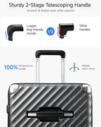 Trunk Luggage, Expandable PC Hard Shell Large Checked 28 Inch Suitcase - Image 10