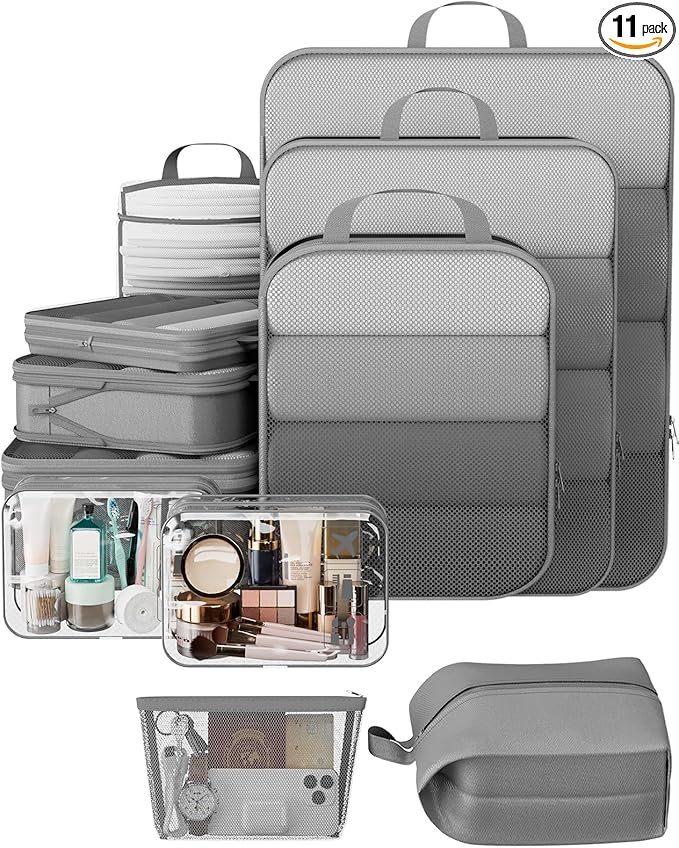 Veken 11 Set Compression Packing Cubes by Veken
