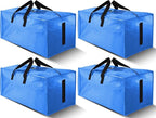 4 Pack Large Strong Moving Bags by HOMESURE